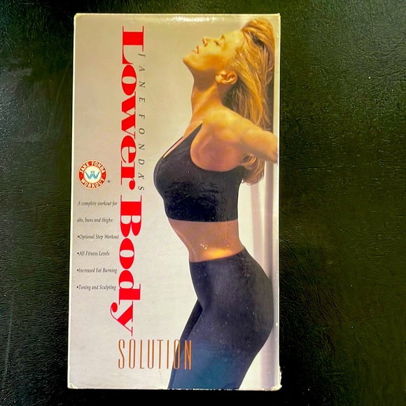 Original JANE FONDA’S Lower Body Solution. VHS. Vtg Collectible, original 1991. - Picture 1 of 3